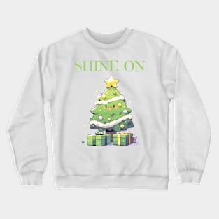 Christmas tree shine on Crewneck Sweatshirt